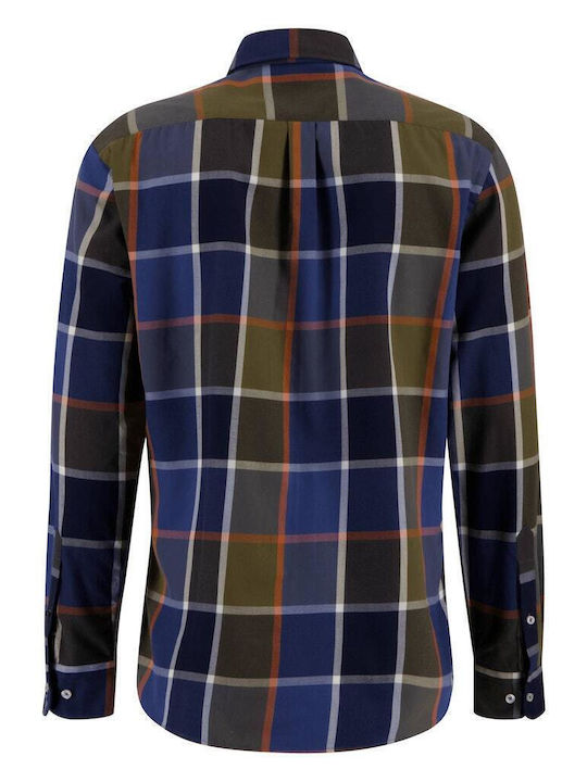 Fynch Hatton Men's Shirt Long Sleeve Checked Multicolour