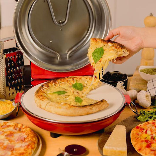 Cecotec Fun Pizza&Co Mamma Mia Παρασκευαστής Πίτσας 1200W Κόκκινος