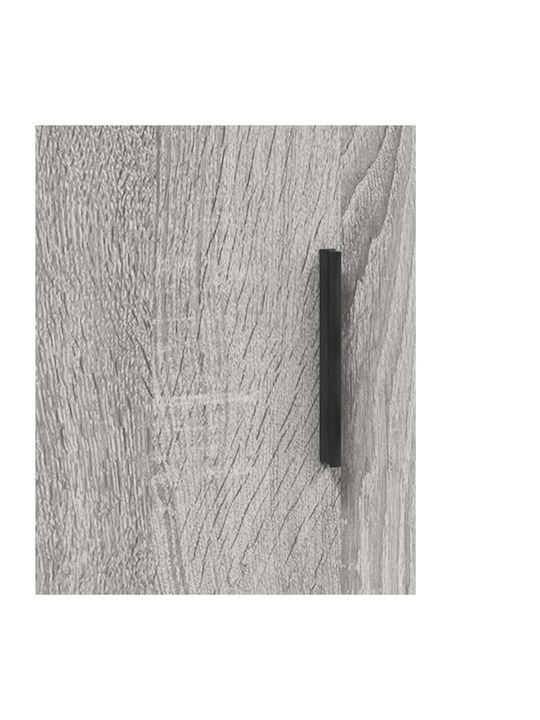 Bibliotecă Gri 69.5x34x180cm