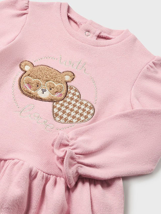 Kids' Set with Leggings Winter 2pcs Pink
