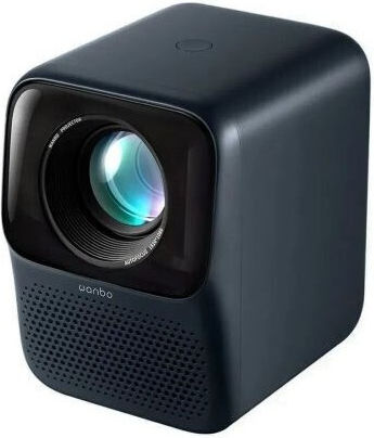 Wanbo T2 Max New Mini Projector LCD Full HD LED Lamp with Wi-Fi and Built-in Speakers Blue