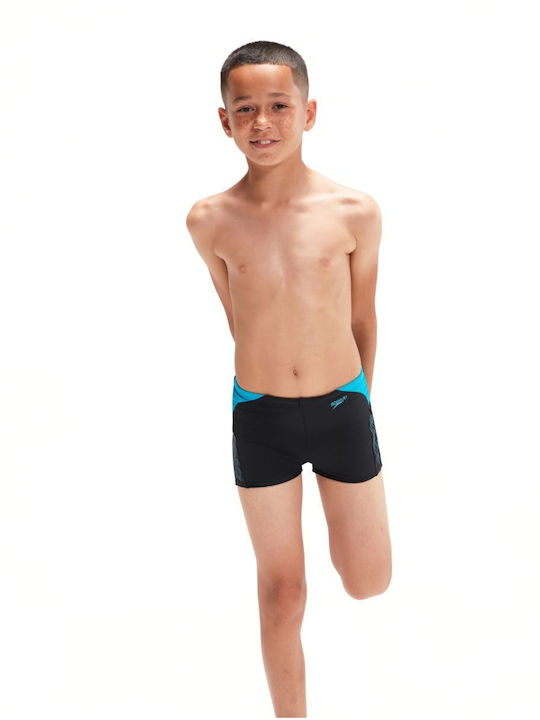 Speedo Hyper Boom Logo Splice Παιδικό Μαγιό Βερμούδα / Σορτς Μαύρο