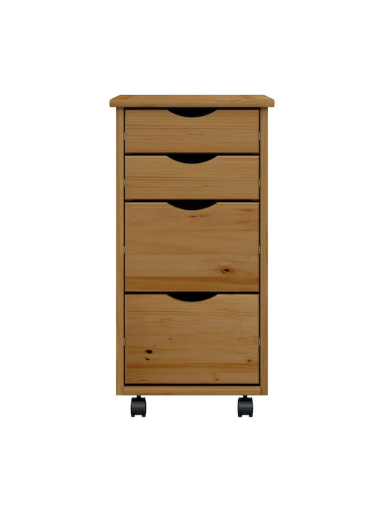 Schublade Büro Honey Brown 34x39x65.5cm