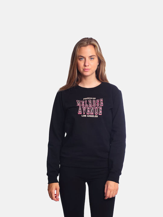 Paco & Co Women's Sweatshirt Black