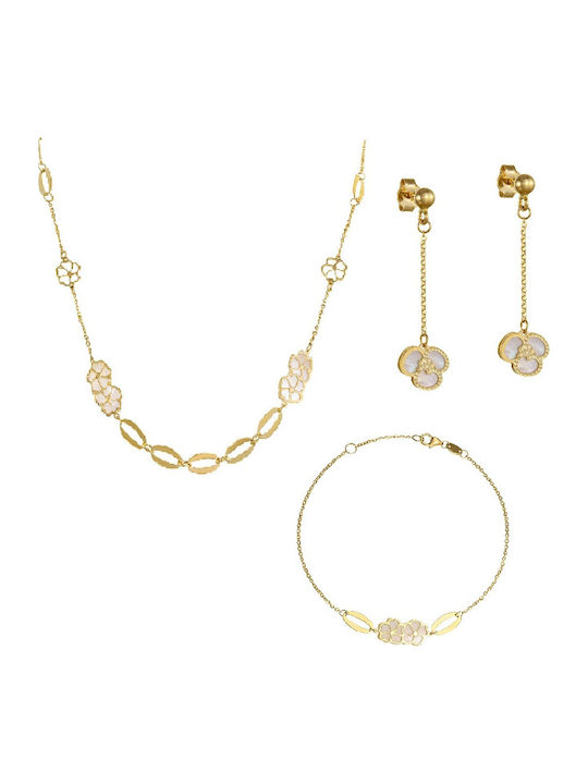 Ioannis Kosmima Set cu Colier din Aur 14K