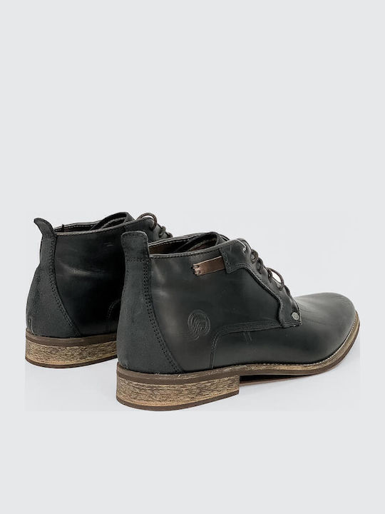 Men's Leather Casual Shoes Black
