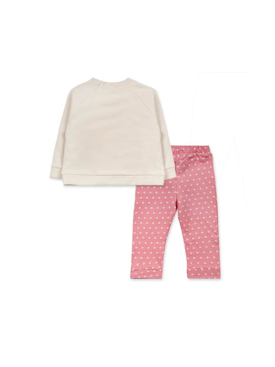 Tuc Tuc Kids Sweatpants Set Pink 2pcs