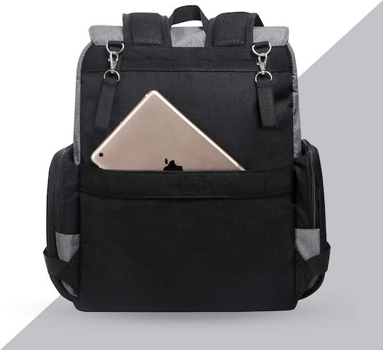 Land Diaper Bag Black 38x22x46cm.