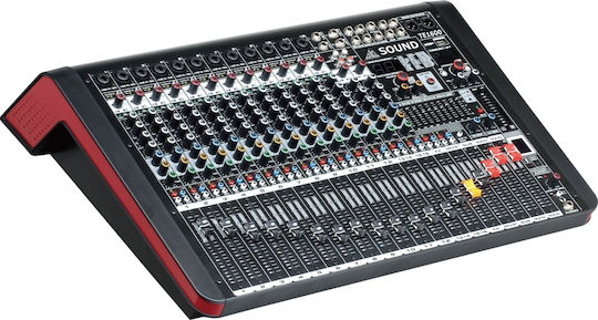 AXD Sound TE-1600 Αυτοενισχυόμενη Αναλογική Κονσόλα 16 Καναλιών με Phantom Power & 16 Εισόδους XLR & Bluetooth