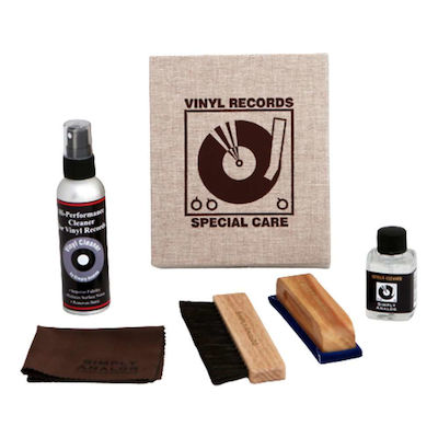 Simply Analog Record Cleaning Boxset De Luxe Edition Wood Cleaner