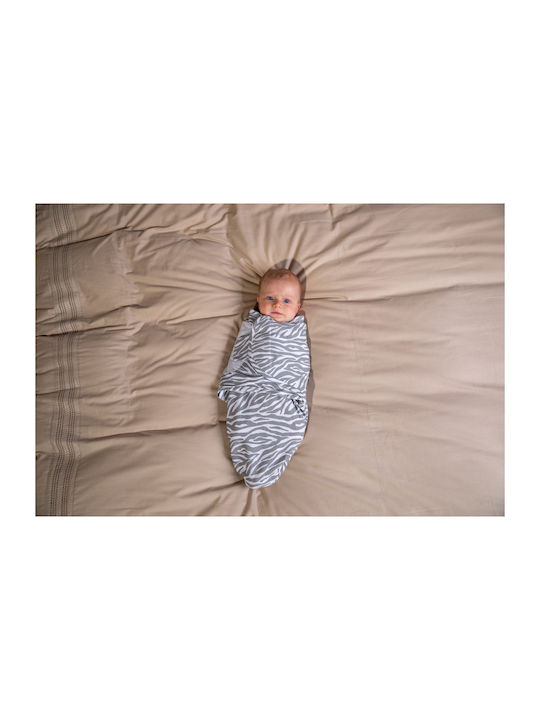 Bo Jungle Muslin Swaddle Blanket Gray