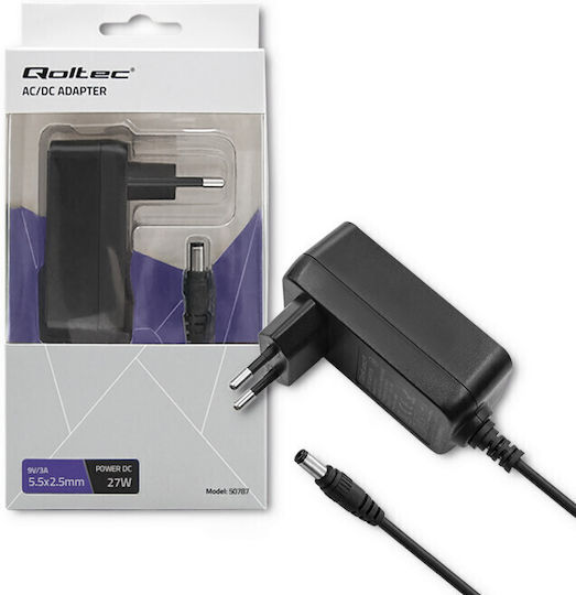 Qoltec Универсален Захранващ Блок 3A с Мощност 27W (50787)