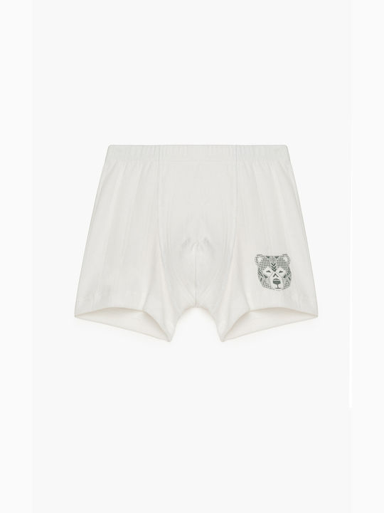 Minerva Kinder-Boxershorts Weiß