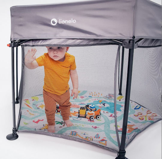 Lionelo Roel Babybett Grau 135x135cm