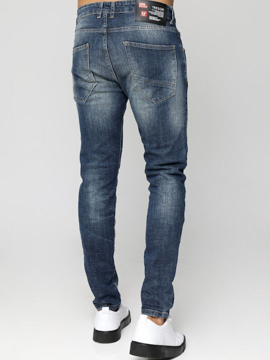 Tresor Men's Jeans Pants Blue