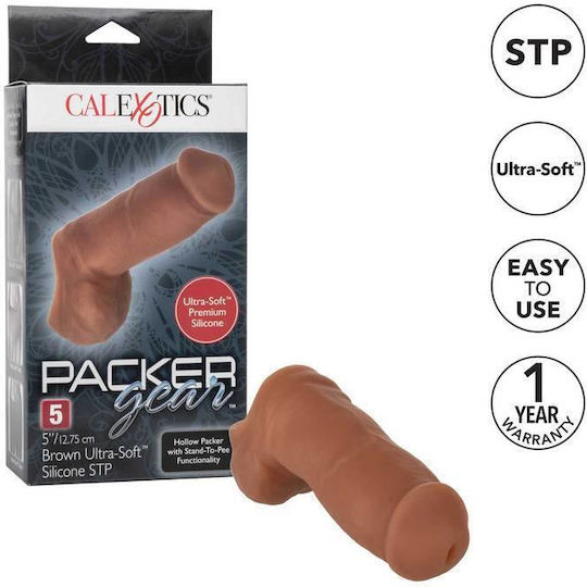 Calexotics Hollow Packer Προέκταση Πέους Καφέ 13cm