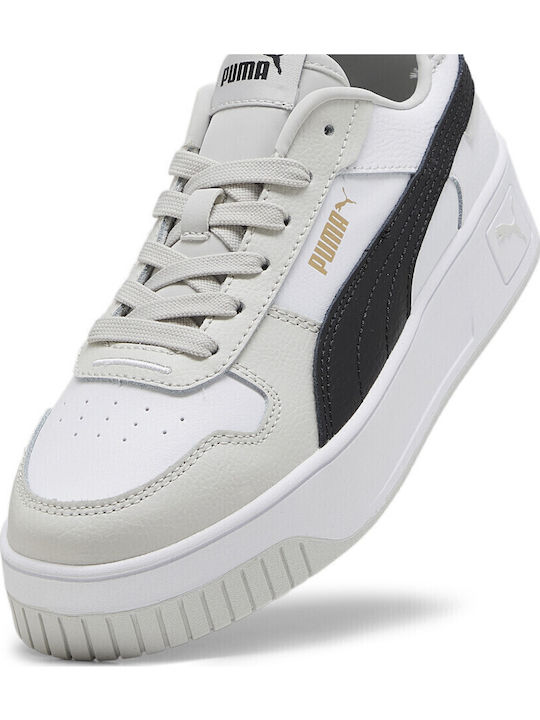 Carina Street Damen Flatforms Sneakers Weiß