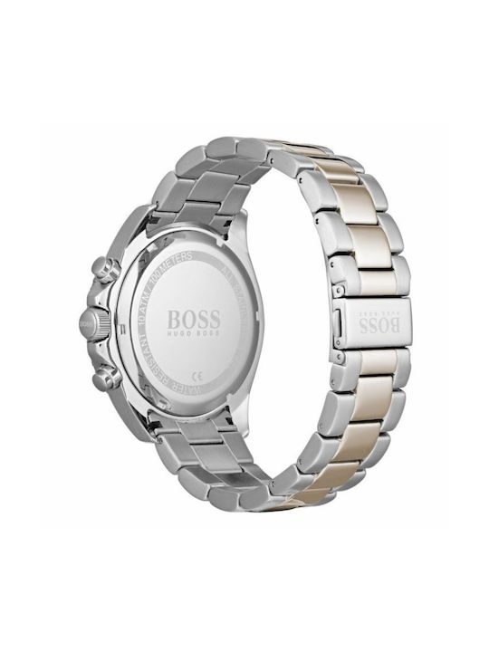 Hugo Boss Ocean Edition Uhr Chronograph Batterie mit Metallarmband