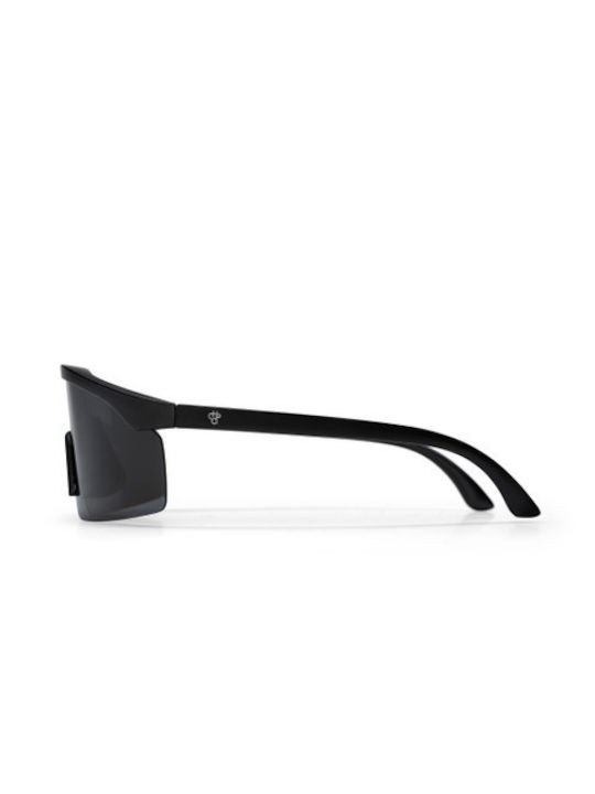 Chpo Unisex Sunglasses with Black Plastic Frame and Black Lens 16134DD