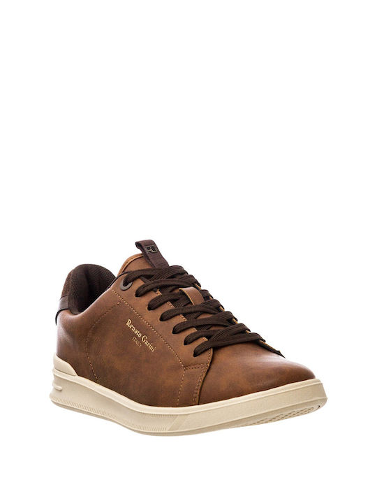 Renato Garini Herren Sneakers Tabac Braun