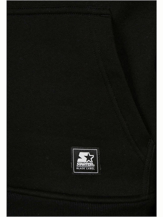 Hanorac Fleece cu Glugă Negru