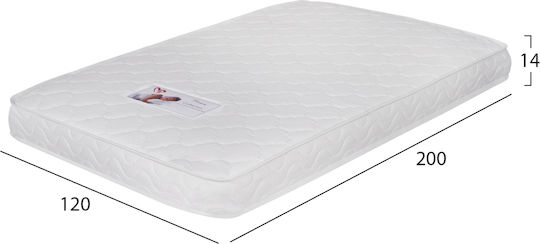 HomeMarkt Jordy Ημίδιπλο Ανατομικό Στρώμα Διπλής Όψης Roll Pack 120x200cm