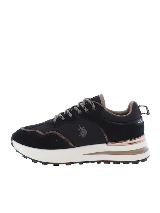 U.S. Polo Assn. Damen Sneakers Schwarz