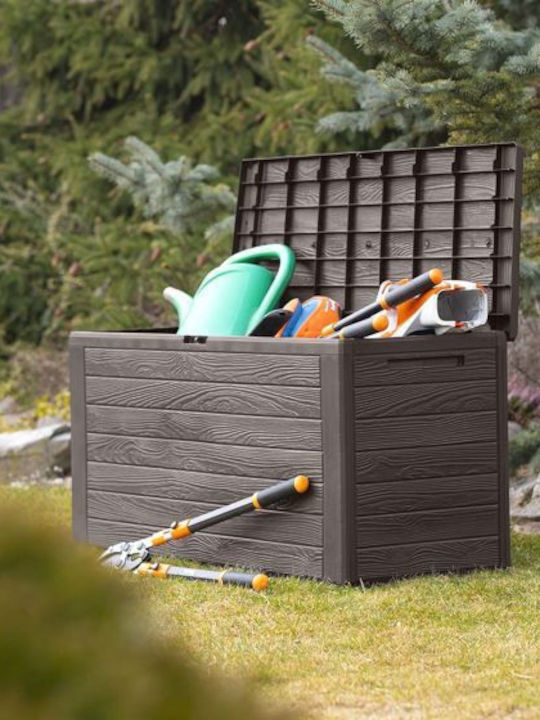 Prosperplast Outdoor Storage Box 190lt Brown L78xW43.8xH55cm