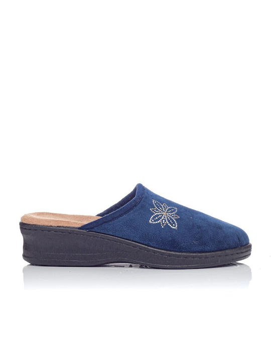 Save Your Feet Frauen Flip Flops in Blau Farbe