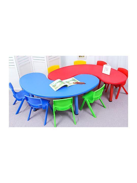 Kinder Tischset mit Stühlen aus Plastik Green ForAll