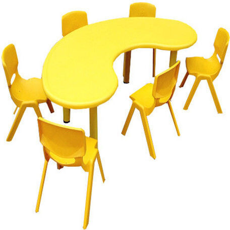 Kinder Tischset mit Stühlen aus Plastik Green ForAll