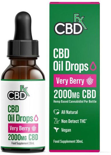 CBDfx Масло Канабис 2000мг с 100% CBD & с 100% CBG 30мл 1бр