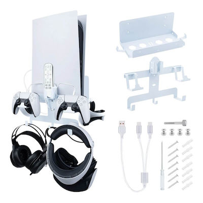 Jys PS5 Charging Station for Controllers White 04070