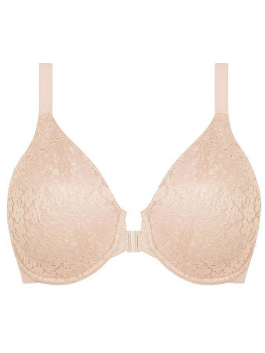 Beige Σουτιέν ohne Polsterung mit Bügel