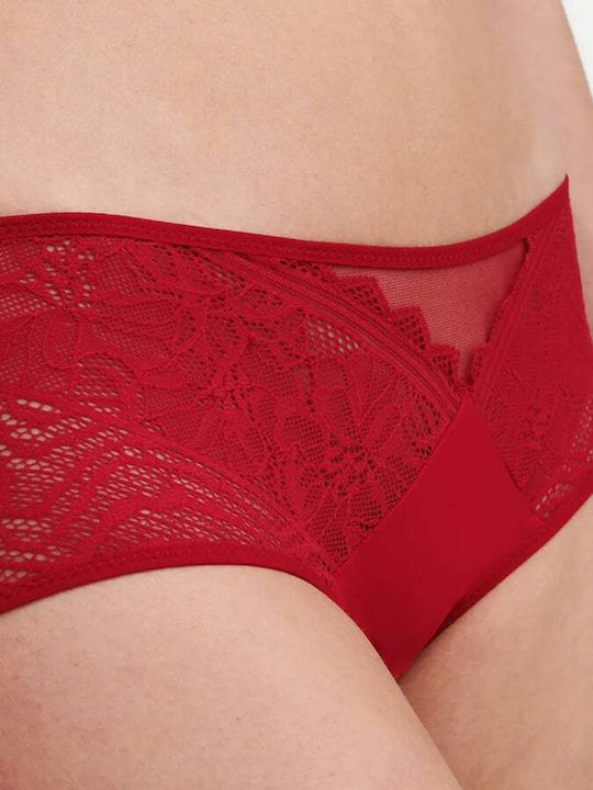 Chantelle Damen Boxer Rot