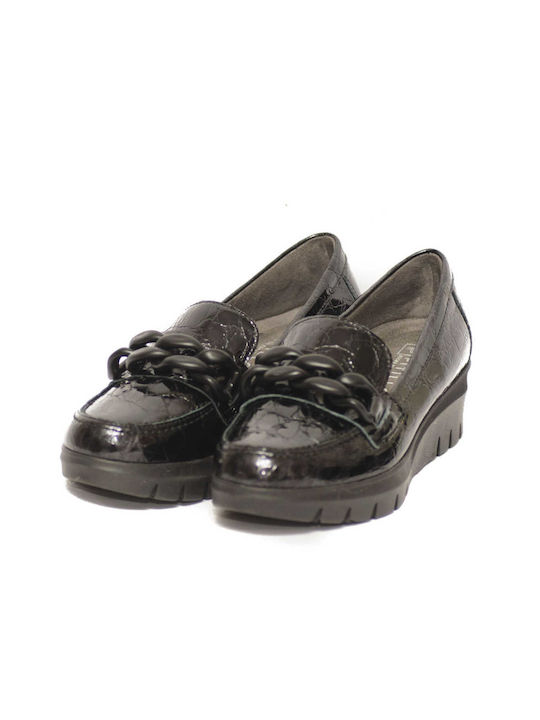 Pitillos Anatomic Women's Platform Shoes Black