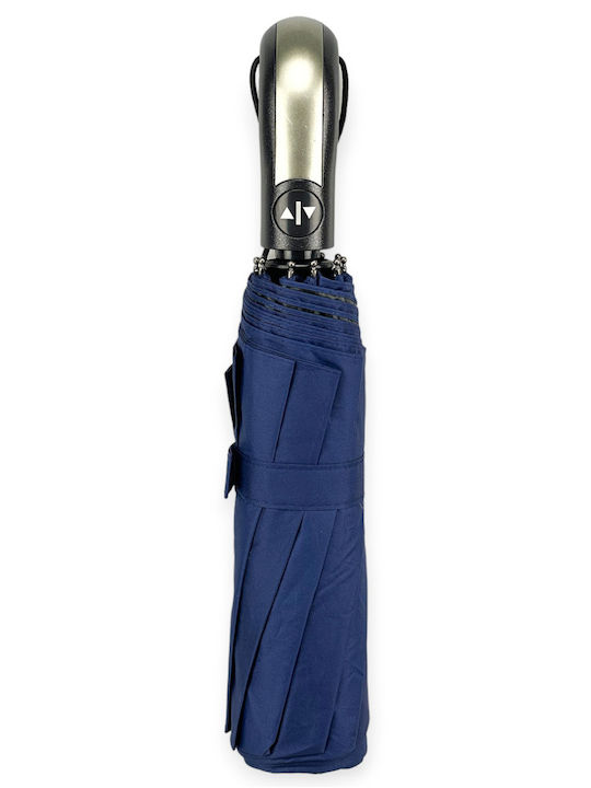 Iris Windproof Automatic Umbrella Compact Blue