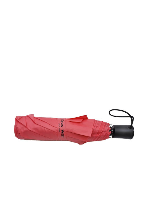 Kevin West Windproof Automatic Umbrella Compact Orange