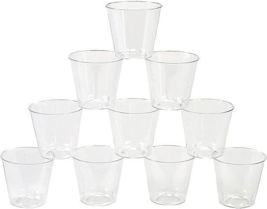 Lux Plast Ποτήρι Πισίνας 60ml για σφηνάκια 10τμχ