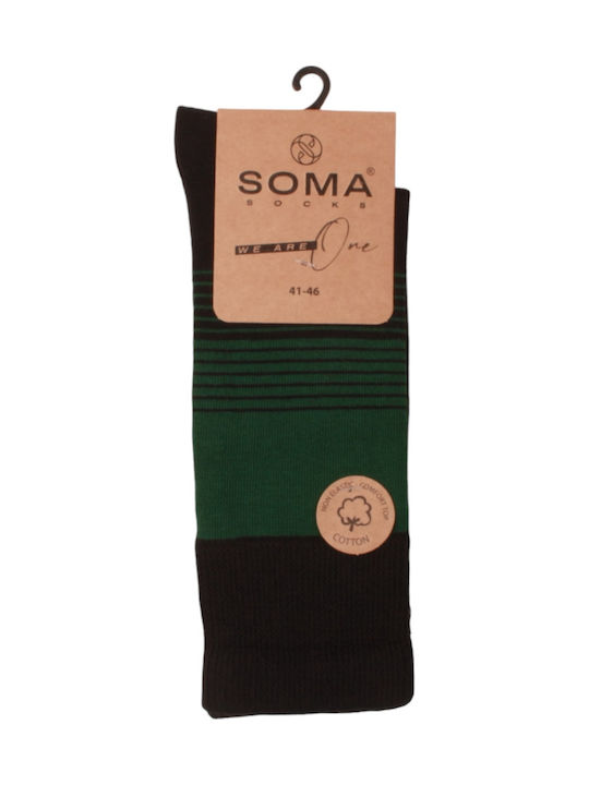 Soma Socks Ανδρικές Κάλτσες με Σχέδια Πολύχρωμες 3Pack
