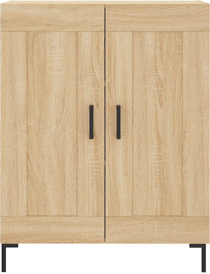 Hängeschrank fürs Wohnzimmer aus Spanplatte Braun 69,5x34x90 cm