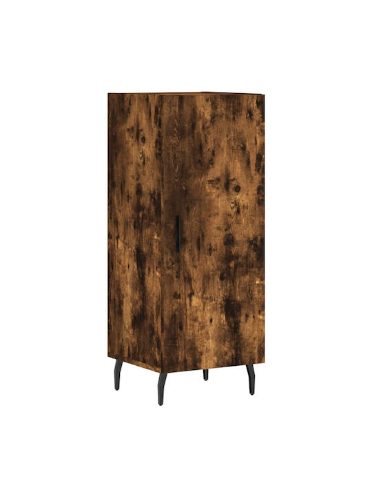 Office Storage Chipboard Cabinet Oak L34.5xW34xH180cm
