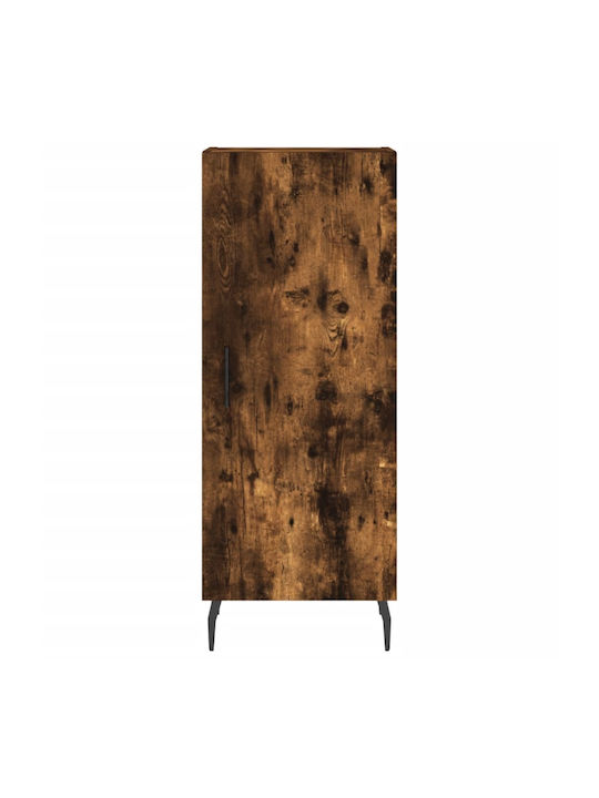 Office Storage Chipboard Cabinet Oak L34.5xW34xH180cm