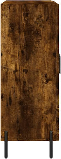 Μπουφές Ξύλινος Καπνιστή Δρυς 69.5x34x90cm