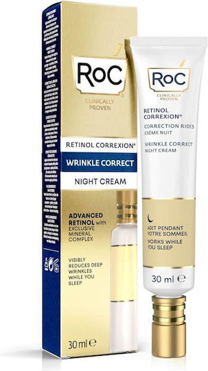 Roc Retinol Correxion Wrinkle Correct Cream Face Night 30ml