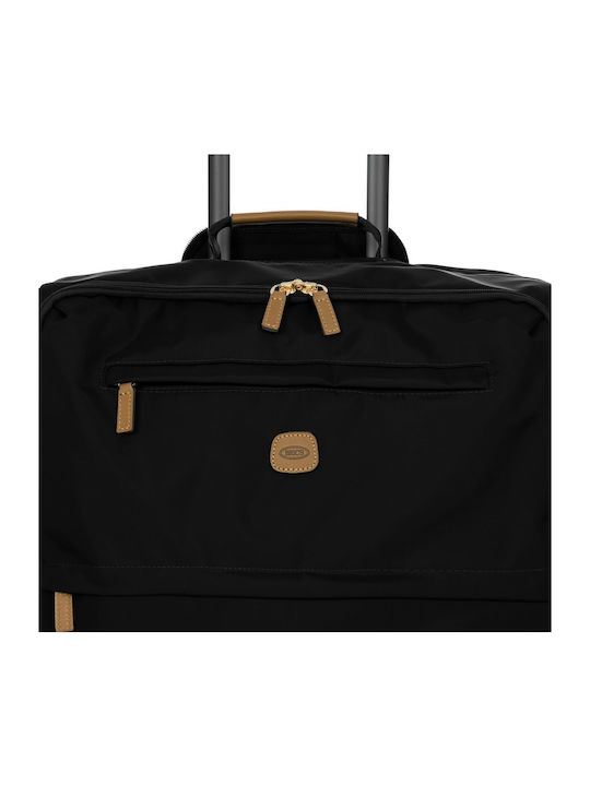 Bric's Milano Großer Stoff-Reisekoffer Ocean Schwarz mit 4 Rädern Höhe 71cm