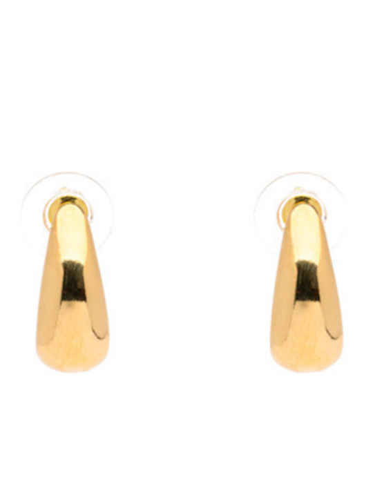Philio Earrings Titanium Gold Plated