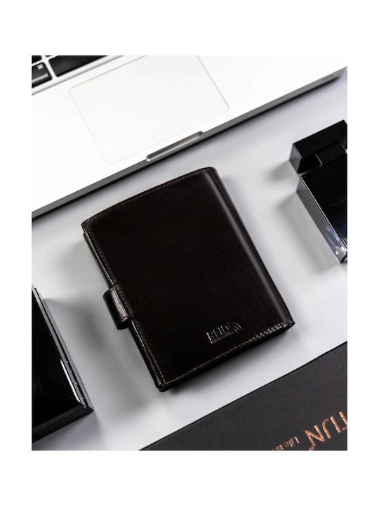 Men's Leather Card Wallet with RFID