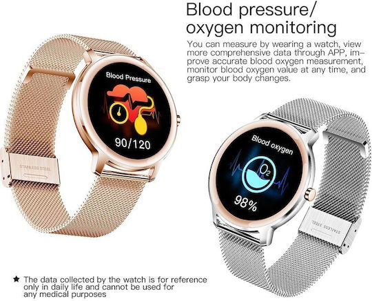 Rubicon SR014E Smartwatch mit Pulsmesser (Schwarz)