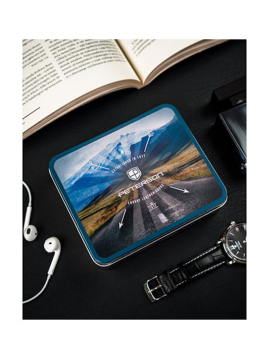 Damentasche Brieftasche Mit RFID Beiges Leder